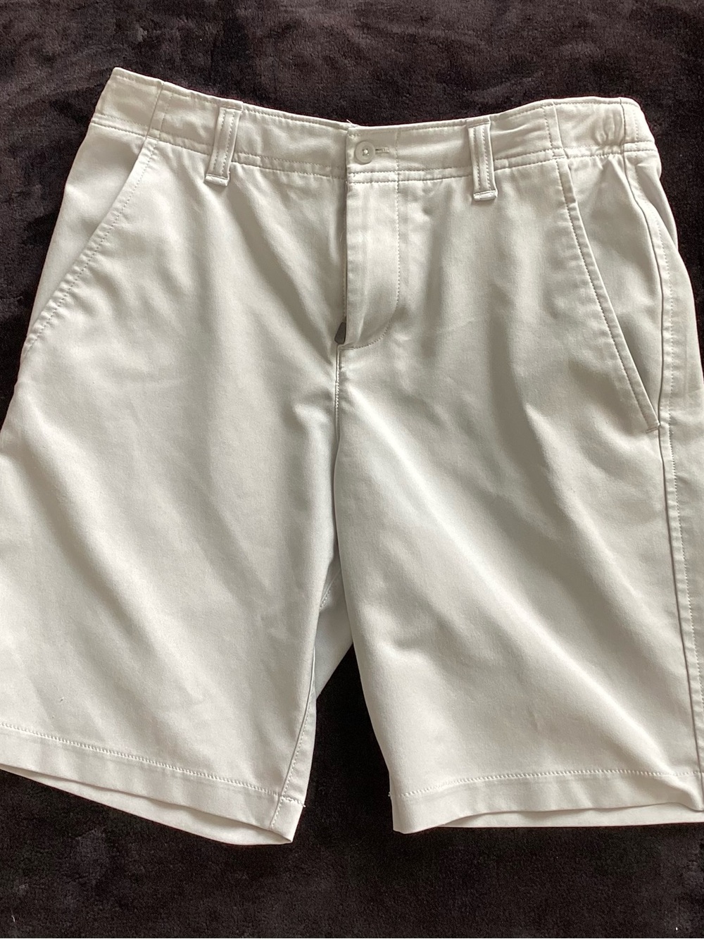 Under Armour Gray Performance Flat-Front Shorts